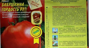 Charakteristika a popis odrůdy rajčat babiččina pýcha, její výnos