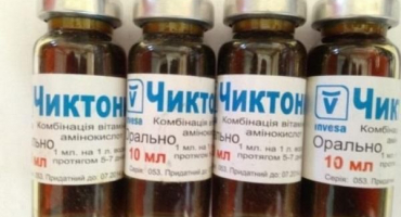 Návod k použití pro kuřata znamená chiktonik