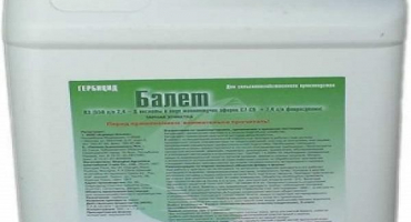 Návod k použití herbicidního baletu, složení a forma uvolňování přípravku