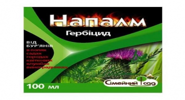 Návod k použití herbicidu napalm, bezpečnostní opatření a analogy