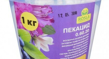 Pokyny pro použití pekacidu a složení hnojiva, dávkování a analogy