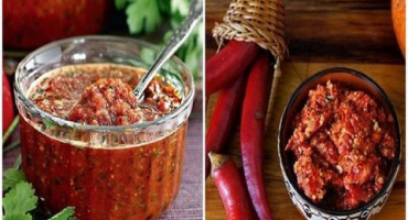 Nejlepší recepty na přípravu gruzínské adjiky na zimu