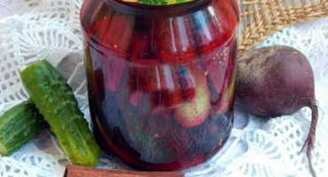 Krok za krokem recept na nakládané okurky s řepou na zimu