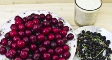 Recept na lahodný rybízový a třešňový kompot na zimu krok za krokem