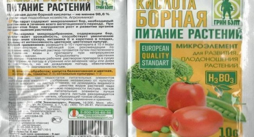 Využití kyseliny borité pro rostliny jako hnojiva a jak ji ředit