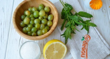 Jednoduchý recept na výrobu angreštového a pomerančového kompotu na zimu