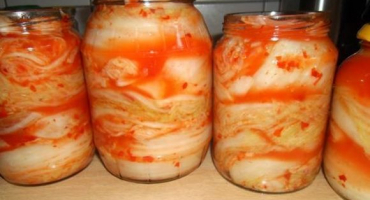 Recept na instantní korejské zelí na zimu ve sklenicích