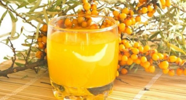 Top 10 nejlepších receptů na rakytníkovou šťávu přes odšťavňovač doma na zimu, s vařením a bez vaření